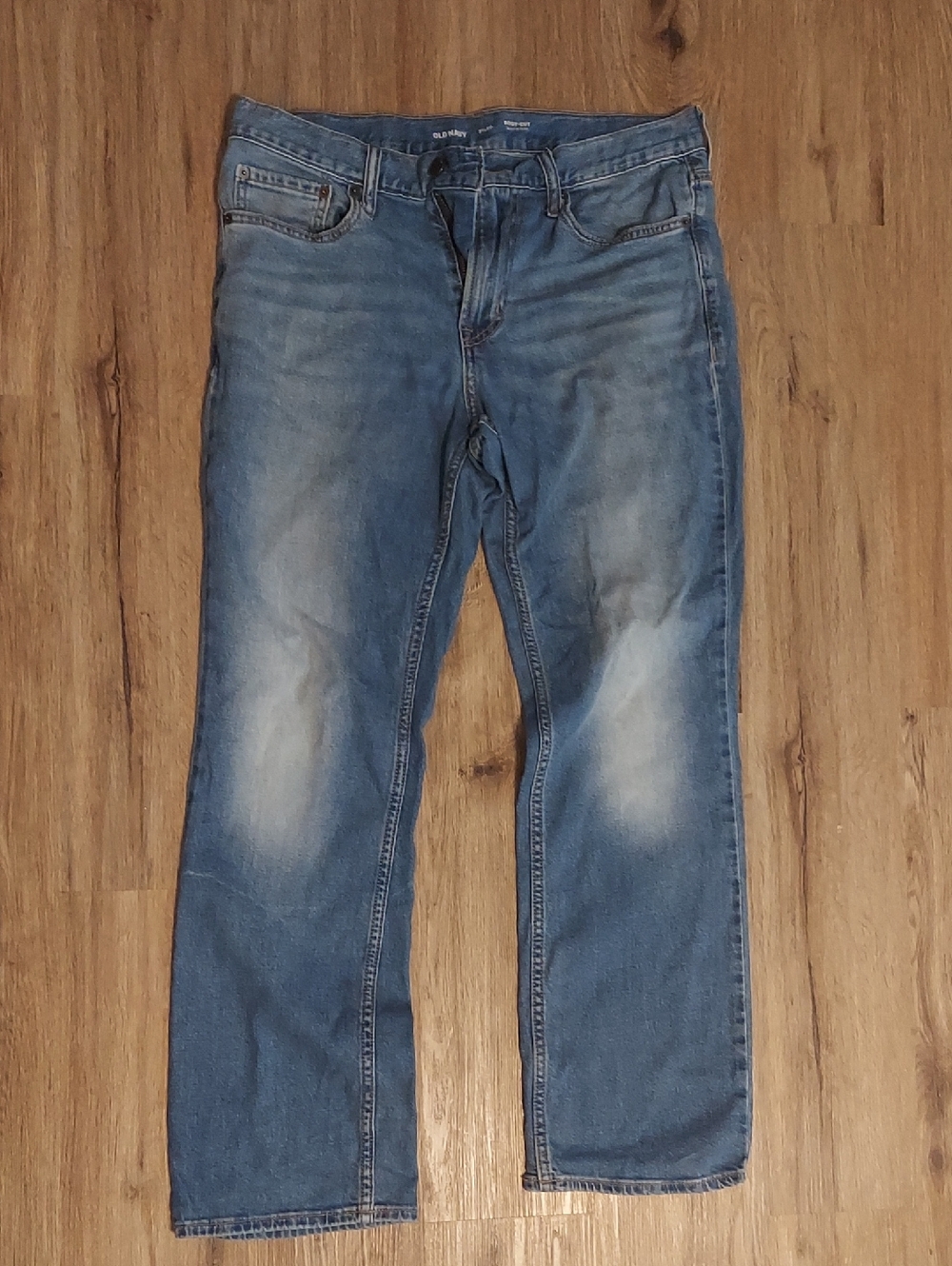 Old Navy Men's Light Blue Straight Jeans